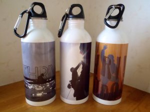 Thrive aluminum water bottles!